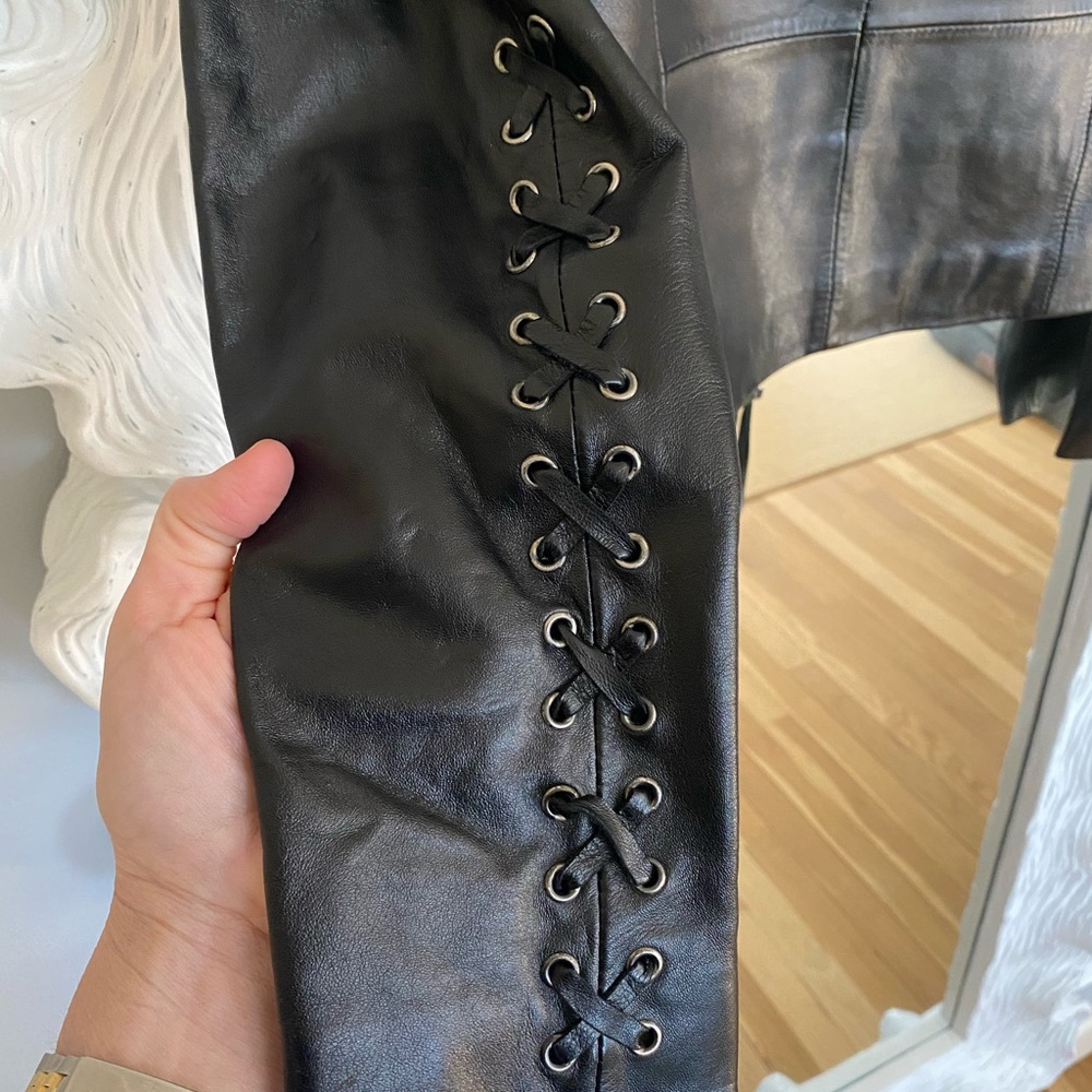 Black Leather Jacket - Picture 4 of 6